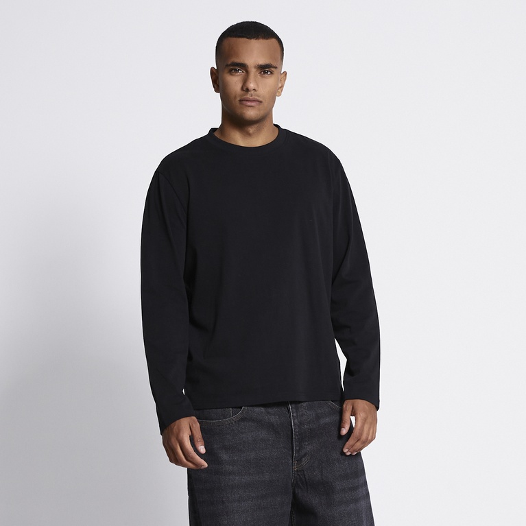 Long sleeve tee "Lion" Black